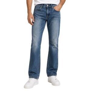 BLACK‎  Blue Wash Low Rise Bootcut Denim Jeans Men's 28x32